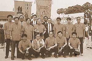 history2 Our Lions Club and members of the L.C. Phuket at the Lions Convention in Korat, 1991